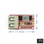 Mạch Hạ Áp USB 5V3A Mini Đầu vào 9-24V
