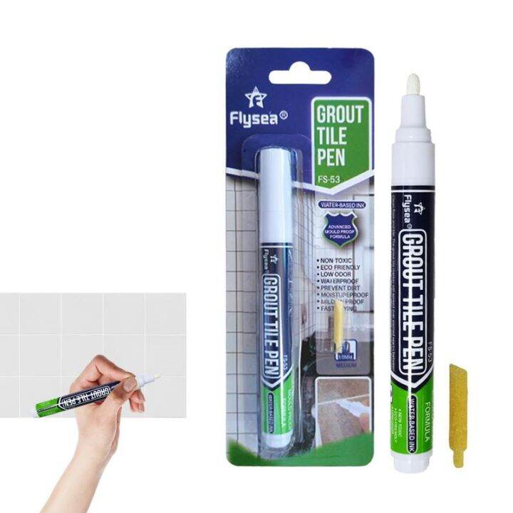 ¤ Tile Grout Pen Waterproof Tile Pen Gap Filler Quickdrying Cleaner