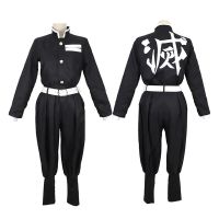 Anime Demon Slayers Kimetsu No Yaiba Agatsuma Zenitsu Cosplay Costume Kimono Uniform Halloween Christmas Party Clothes