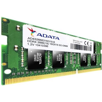 BESTSELLER อุปกรณ์คอม RAM ADATA Premier 16GB (1x16GB) DDR4 2666MHz SODIMM (AD4S2666316G19-R) อุปกรณ์ต่อพ่วง ไอทีครบวงจร