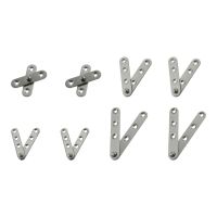 10pcs 360 Degree Rotating Hings Stainless Steel Door Pivot Shaft Position 56mm-100mm Concealed Cabinet Window Furniture Hardware Door Hardware  Locks