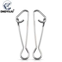 ✓◈ DNDYUJU 100/200pcs Fishing Connector Rolling Swivels Rings Interlock Pin Fishhook Line Lure Snap Swivels Fishing Tackle