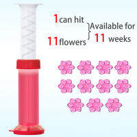 Flower Aromatic Gel Toilet Deodorant Cleaner Remove Odors Household Chemicals Six กลิ่นหอม Plant กลิ่นหอม น้ำยาล้างห้องน้ำ-tqyk01835