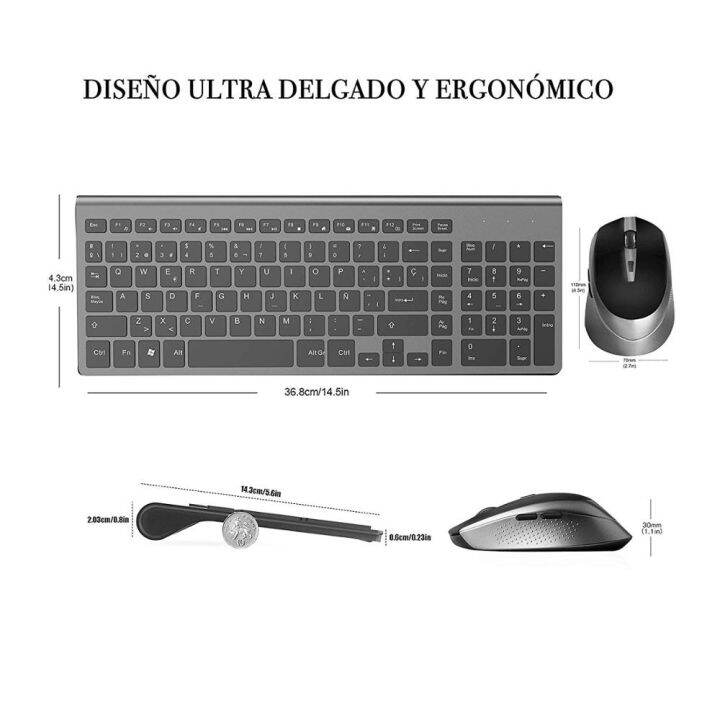 spanish-keyboard-wireless-keyboard-and-mouse-set-ergonomic-scissor-design-keys-compact-and-portable-with-small-numeric-keyboard