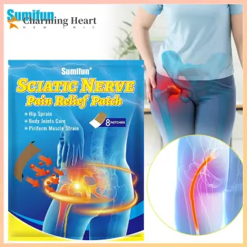 12Pcs Sciatica Nerve Pain Relief Patch Heating Body Balm Meridians