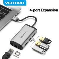 Vention USB Ethernet Adapter USB 3.0 to RJ45 Lan USB HUB Switch for Xiaomi Mi Box Laptop3/S Set-top Usb Ethernet Network Card  USB Network Adapters