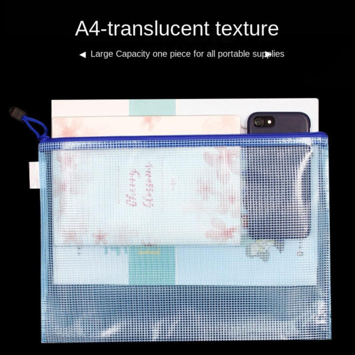 school-office-supplies-cosmetic-pencil-storage-bags-mesh-zipper-pouch-zip-file-folders