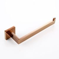 Rose Gold Stainless Steel Clothes Hook Toilet Paper Holder Towel Bar Kitchen Facilities Wall-mounted Bathroom Accessories