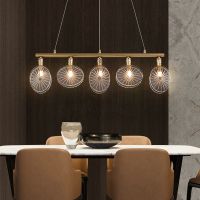 [COD] luxury chandelier restaurant strip led home creative bar simple atmosphere cafe lamps