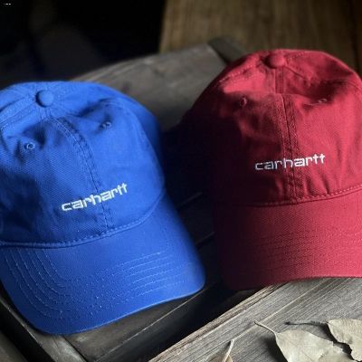 หมวก Carhartt หมวกเบสบอลเสื่อปิกนิกกันน้ำจดหมายรถม้าหมวกแก๊ปโผล่ผู้ชายและผู้หญิงทันสมัยสำหรับฤดูร้อนแบบอเมริกัน