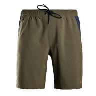Quần short thể thao nam quần đùi thun nam polyester cao cấp Breli - BQS9010-1M-GMO (Xanh rêu) thumbnail