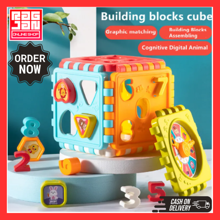 RAG JAN Online Shop - Baby Activity Cube 6in1 | Lazada PH