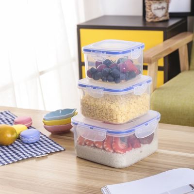 Food Containers With Lids Meal Prep Container Airtight Food Storage Lunch Containers BPA-Free Refrigerator Fresh-Keeping BoxTH
