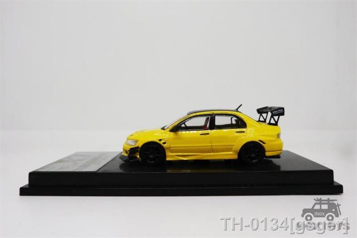 cm-modelo-1-64-lancer-evo-ix-voltex-amarelo-com-preto-carroof-diecast-carro