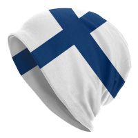 【YD】 Custom Flag Of Finland Slouchy Beanie Hat Men Hippie Knitted Skullies Caps for Ski