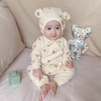 [COD] Danish newborn baby clothes spring and autumn ins jumpsuit net red