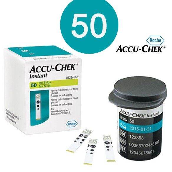 ACCU CHEK INSTANT 50's TEST STRIPS AccuChek Lazada.co.th