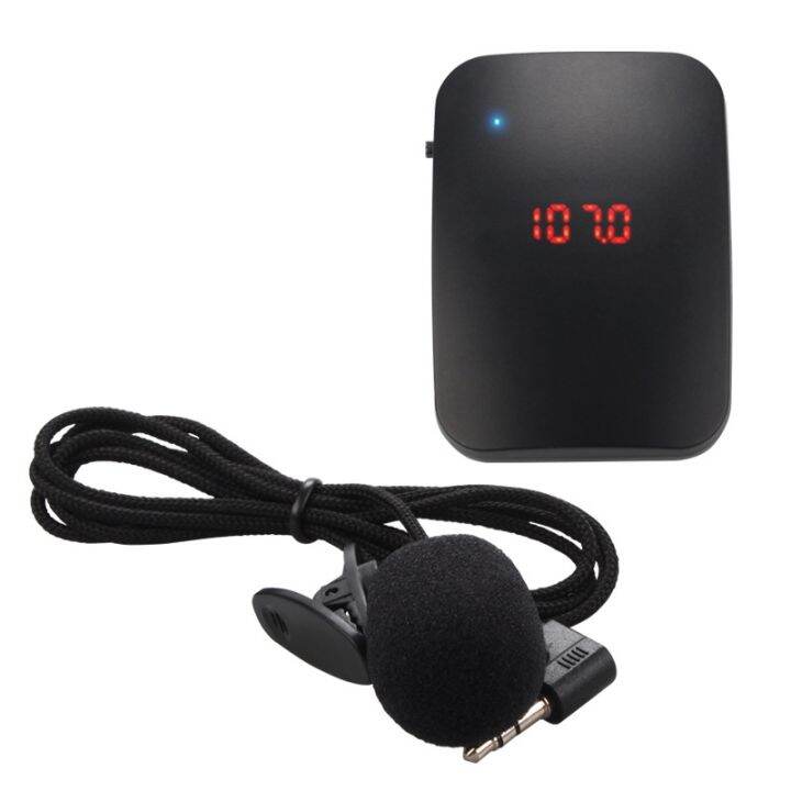 Wireless Microphone FM Radio Transmitter Headset Collar Tour Guide