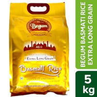 India products ☘ Begum Basmati Rice 5kg ข้าวบาสมาตี 5 กก.