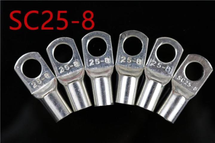 Sc Bolt Hole Tinned Copper Cable Lugs Battery Terminals Set Wire Terminals Connector Lazada Ph