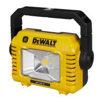 DEWALT ?? ไฟสปอร์ตไลท์ แบตเตอรี่ไร้สาย 12/18V.  รุ่น DCL077-XJ (ไม่รวมแบตและแท่นชาร์จ) อุปกรณ์เครื่องมือช่าง งานช่าง ดีวอลท์