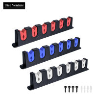 ตกปลาแนวตั้ง6-Rod Rack ผู้ถือเสาตกปลา Rod ผู้ถือ Wall Mount Modular สำหรับโรงรถ