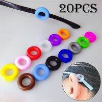 10Pairs Silicone Anti-slip Eyeglass Ear Hooks Temple Tips Round Retainer Holder Elastic Glasses Ear Hook EyeGlasses Accessories Eyewear case