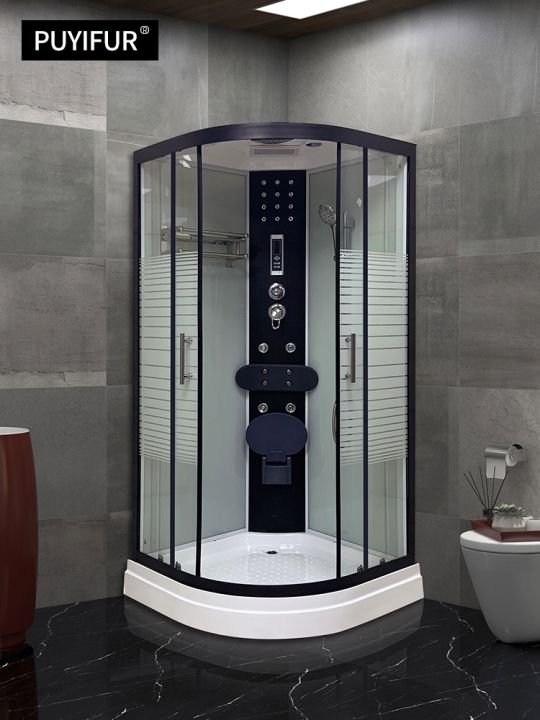 overall-shower-room-bathroom-door-fan-shaped-partition-bath-integrated-closed-toilet