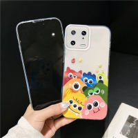 KOSLAM สัตว์ประหลาดน้อยน่ารักตลกเคสโทรศัพท์ทนต่อสิ่งสกปรกสำหรับ Xiaomi 13 13 Pro 13 Lite 13 UItra 12T 12T Pro 12 12 Lite 12 Pro 11 11 Pro 11T 11T Pro 10S 10 Pro POCO X5ปลอกโทรศัพท์มือถือ TPU นิ่มดีไซน์ใหม่ X5 Pro มีในสต็อก