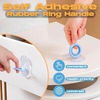 Hot Sale Toilet Seat Handle Lid Lifter Folding Lifting Ring Multifunctional Adhesive Drawer Cabinet Pull Ring Handle for Home