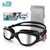 Adult Goggles Anti-fog UV Protection Adjustable Silicone Swim Glasses
