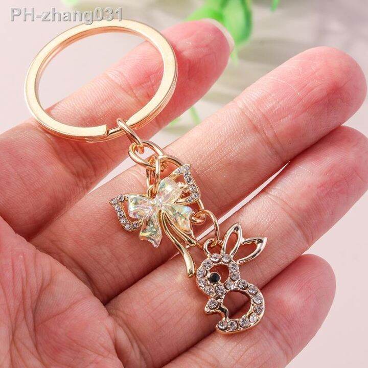 cute-animal-rabbit-keychains-crystal-bowknot-charms-keyrings-souvenir-gifts-for-women-men-car-key-handbag-pendants-key-chains