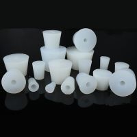 Home Brew Stoppers Silicone Plugs With 8mm Hole For Airlock Valve Bubbler Fermentation Exhaust Valve Silicone Rubber Plug