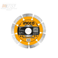 INGCO ใบเพชร ตัดคอนกรีต ขนาด 7 นิ้ว (ตัดแห้ง / ตัดน้ำ) รุ่น DMD011802M ( Diamond Disc - Wet and Dry Cutting) BT POWERTOOLS