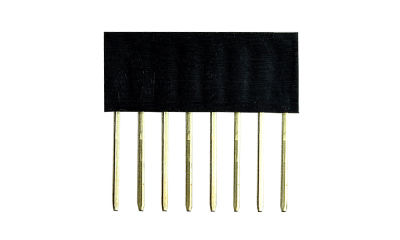 2.54mm (0.1") 8-pin wire wrap female header (Arduino Stackable) - COCO-0081