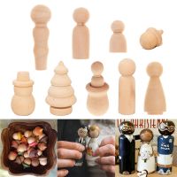 【YF】❦❈✽  Unfinished Peg Bodies Shapes for and Crafts Wood Turnings