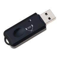 อะแดปเตอร์รับสัญญาณเสียงไร้สายบลูทูธ 5 . 0 usb สําหรับรถยนต์