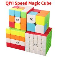 [Funcube] QIYI Speed Magic Cube QiYi Warrior QiDi QiYuan Magic Cube 2x2x2 3x3x3 4x4x4 5x5x5 Cubo Magic 2x2 3x3 4x4 5x5 SpeedCube Brain Teasers