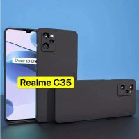 Case TPU เคสเรียวมี Realme C35 เคสซิลิโคน เคสนิ่ม สวยและบางมาก เคสสีดํา เคสมือถือ realme c35