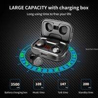 X10 TWS Wireless Headphone 3500mAh Charging Box Bluetooth-compatible Earphone 9D Stereo Waterproof Earbuds Type C Cable Headsets