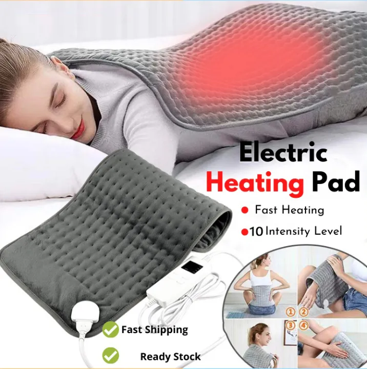 PASTSKY 220V240V Electric Heating Pad Pain Relief Heat Mat Adjustable Temperature Therapy