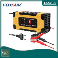 Foxsur รุ่นFBC122410E เครื่องชาร์จแบตยี่ห้อ  12V10A-24V5Aชาร์จแบตลิเธียม LiFePo4แบตแห้งแบตน้ำแบตAGMGEL