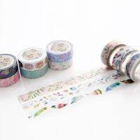 +【】 Romantic Cherry Blossom Decoration Washi Tape DIY Scrapbook Cute Flower Feather Sticker Kawaii Ing Tape School