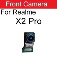 โมดูลกล้องหลังด้านหน้าสำหรับ Realme X2 Pro Rmx1931ทั้งหมดหันหน้าไปทางกล้องหลักมองหลังเชื่อมต่อดิ้นอะไหล่สายเคเบิล