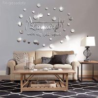 卐☂☇ originality acrylic Mirror wall stickers room window cabinet decoration accessories home decor