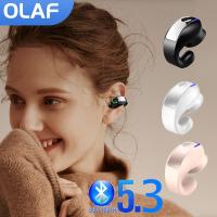 OLAF Wireless Headphones Bluetooth5.3 Earphones With Mic Single in-Ear Sports Waterproof TWS Earbuds Bluetooth Handsfree Headset Over The Ear Headphon