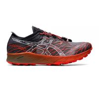 Asics รองเท้าวิ่งเทรลผู้ชาย Fujispeed | Black/Cherry Tomato ( 1011B330-002 )