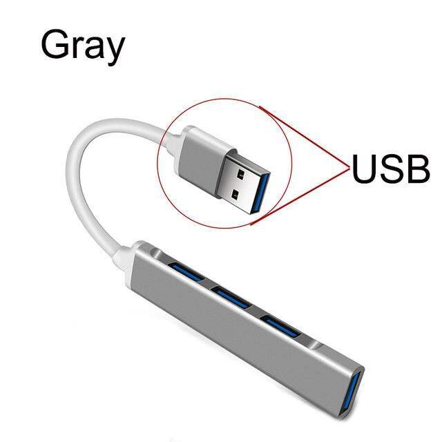 ยืดหยุ่น-usb-เพื่อพิมพ์-c-อะแดปเตอร์-usb-c-hub-3-0-type-c-4พอร์ตหลาย-s-plitter-อะแดปเตอร์-otg-สำหรับ-lenovo-macbook-pc-คอมพิวเตอร์โน๊ตบุ๊คอุปกรณ์เสริม