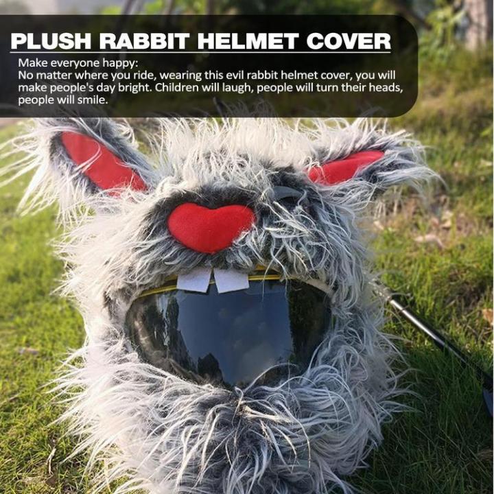 cover-sleeve-for-motorbike-helmets-decorative-motorcycle-hard-hat-cover-anti-scratch-dirtproof-plush-protector-stuffed-animal-decorative-cover-for-women-men-reliable