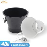 New Design GU10 Socket Recessed Aluminum Frame MR16 Base Spotlight Fitting No Adjustable MR16 GU10 Bulb Trims Fixture